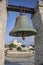 Bronze bell in Chersonesos in Crimea, Ukraine