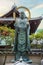 Bronze Buddha Statue in front of Daiun-in Temple in Kyoto