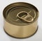 Bronze in can with ring pull, top view of packaging collection