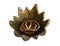 Bronze casket Flower with Jewelry