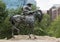 Bronze Cowboy on Horse Sculpture, Pioneer Plaza, Dallas