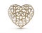 Bronze decorative heart