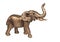 Bronze elephant figurine
