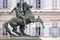 Bronze equestrian statue of Castor