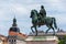 Bronze equestrian statue of Louis XIV of France, Place Bellecourt, Lyon, France