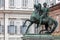 Bronze equestrian statue of Pollux