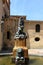 Bronze fountain in segovia, spain