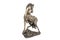 Bronze horse statuette on white