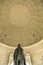 Bronze Jefferson Statue Rotunda Dome Memorial Washington DC