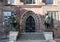 Bronze Knight Sculptures in front of Altes Rathaus aka Old Town Hall in Bremen, Germany