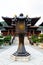 Bronze Lamp of Wisdom in courtyard of Chi Lin Nunnery, Nan Lian Park, Hong Kong