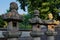 Bronze lanterns in Toshogu shrine