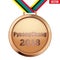 Bronze medal with text PyeongChang 2018