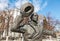 Bronze monument of Yuriy Detochkin, the protagonist of the Soviet film comedy \