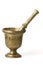 Bronze mortar with pestle