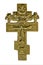 Bronze Orthodox Cross with Cherubs. Russia. XVIII century