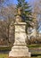 Bronze portrait bust of Italian patriot Giuseppe Mazzini located in Central Park, New York City