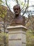 Bronze portrait bust Italian patriot Giuseppe Mazzini Statue Central Park Manhattan New York City