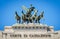 The bronze quadriga at the Palace of Justice in Rome