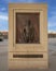 Bronze relief of Randolph Clark by Dan D. Brook in the Founder`s Plaza of Texas Christian University in Fort Worth.