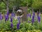 Bronze sculpture of a children flying around the earth by Gary Price at the Dallas Arboretum and Botanical Garden