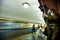 Bronze sculpture in the famous russian revolution metro station, moscow, russia