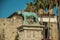 Bronze sculpture of a Roman symbol at Merida