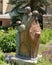 Bronze sculpture titled `Four Generations` by sculptress Felicia Nawa in Beaver Creek, Colorado.