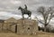 Bronze sculpture of Will Rogers on horseback, Claremore, Oklahoma