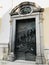 The bronze sculptured doors of St. Nicholas` Cathedral in Ljubljana, Slovenia.