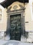 The bronze sculptured doors of St. Nicholas` Cathedral in Ljubljana, Slovenia.