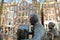 Bronze Sculptures of famous Dutch musicians and singers, located on Elandsgracht close to Prinsengracht canal