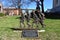 Bronze Sculptures in front of the Fauquier History Museum at the Old Jail, Warrenton, VA