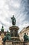 Bronze statue of Francis I dressed as a Roman emperor