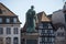 bronze statue of the general Kleber on the main place in Strasbourg - France