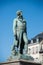 Bronze statue of the general Kleber on the main place in Strasbourg - France