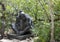 Bronze statue of a Mayan woman at Yal Ku Lagoon, Akumal