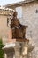 Bronze statue of miss Liberty on the Sault fountain. Provence