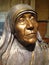 Bronze statue of Mother Teresa in St Patrick`s Cathedral New York