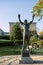 Bronze statue of a victorious boxer