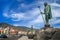 Bronze statues of Guanche kings in Candelaria