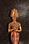 Bronze statuette of the Egyptian Tutankhamun. Figure of the Pharaoh