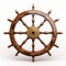 Bronze Style Wooden Ship Steering Wheel Design