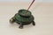 Bronze traditional chinese turtle isolated. Feng Shui statuette