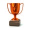 Bronze trophy star cup