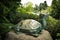 Bronze turtle statue at Hamilton Gardens NZ