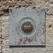 Bronze Unesco World Heritage Plaque outside of Belem Tower on the Tagus River in Lisbon, Portugal