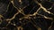 Bronze Veins Noir: Port Laurent Marble Luxury Texture. AI Generate