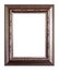 Bronze vintage frame isolated