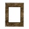 bronze wide side vintage frame for picture and foto, design element